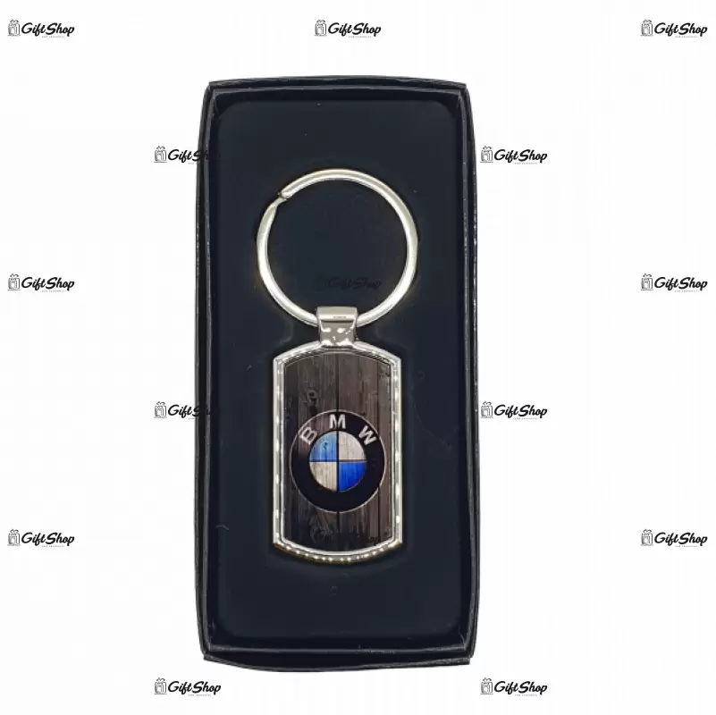 Bmw, breloc din metal cu mesaj b